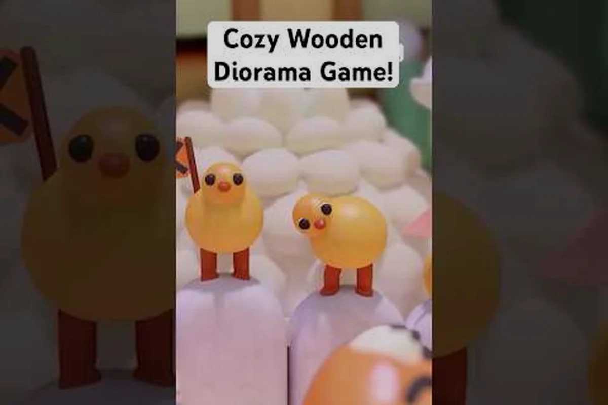 Woodo Cute Dioramas: Handcrafted Wooden Scenes and Tiny Details